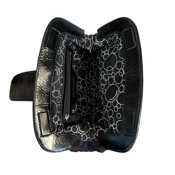 Jill Stuart Quilted Black and Purple Clutch Bag - Picture 8 of 9